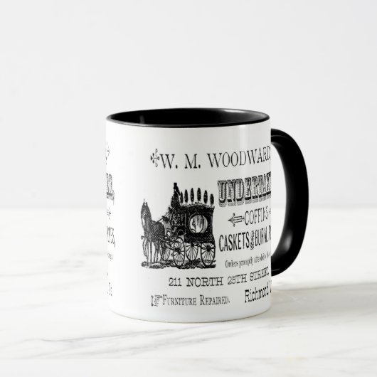 Mok voor het afhalen van koffie en Macabre (Voorkant rechts)