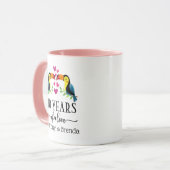 mok voor het afstemmen van het vogelkoppel op 40e (Voorkant links)