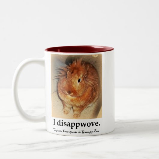 Mok voor het afwijzen van Bunny Rabbit Santa Morph (Links)