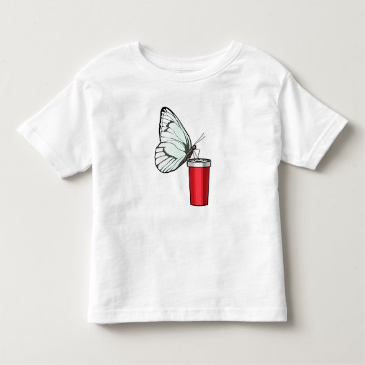 Mok voor het Drink van vlinder Kinder Shirts (Voorkant)