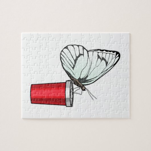 Mok voor het Drink van vlinder Legpuzzel (Horizontaal)