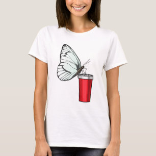Mok voor het Drink van vlinder T-shirt