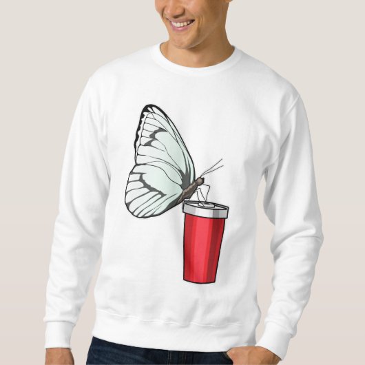 Mok voor het Drink van vlinder Trui (Voorkant)