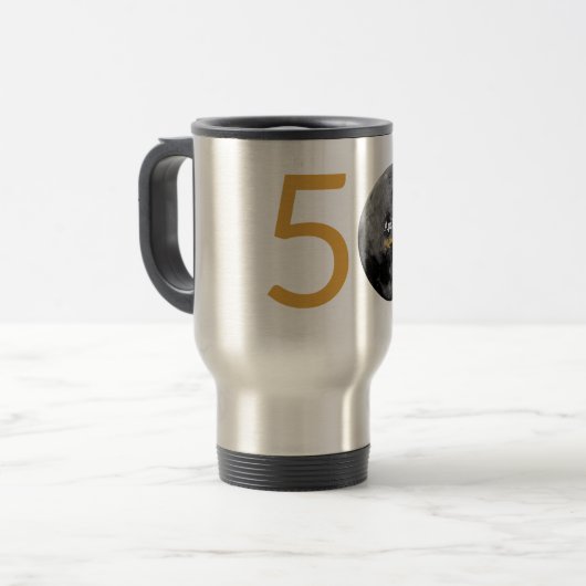 Mok voor het Jubileum Apollo 11 50th. (Voorkant links)