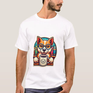 Mok voor het lezen van honden - Funny Book Lover G T-shirt