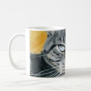Mok voor het maken van zoete kattentekening bij sl