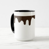 Mok voor het ontwerpen van chocolade-melk (Voorkant links)