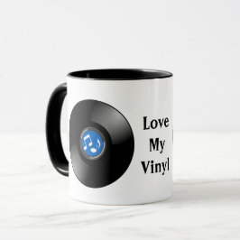 Mok voor het ontwerpen van vinylrecords