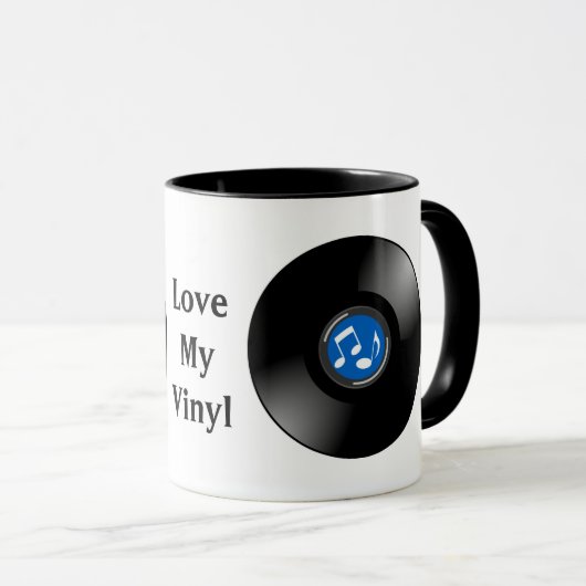Mok voor het ontwerpen van vinylrecords (Voorkant rechts)