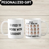 Mok voor het pensioen van collega's, geschenken vo