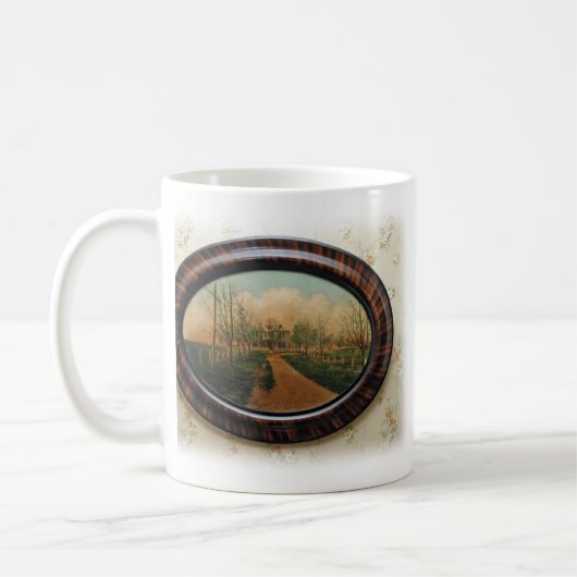 Mok voor het schilderen van boerderijen (Links)