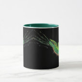 mok voor het schilderen van groene vogels (Midden)