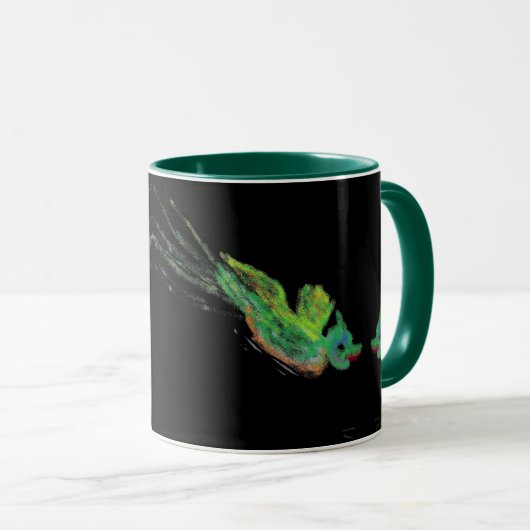 mok voor het schilderen van groene vogels (Voorkant rechts)