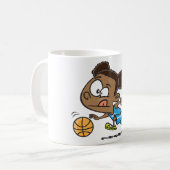 Mok voor het spelen van Basketball Coffee (Voorkant links)