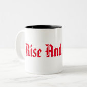 Mok voor het verhogen en fijnmaken van koffie (Voorkant links)