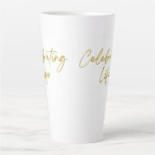 Mok voor het vieren van het Leven Tall Latte (Voorkant)