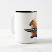 Mok voor hitte, slaan en herhalen (Voorkant links)