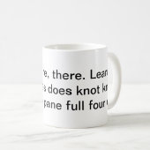 Mok voor homofoons leren (Voorkant rechts)