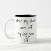 Mok voor honden en alarmen (Links)