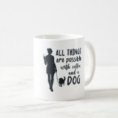 mok voor honden- en koffieliefhebbers, voor honden (Voorkant rechts)