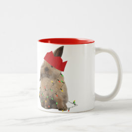 Mok voor hoppy kerstbunny
