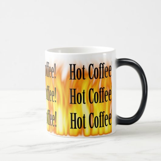 Mok voor hot-koffie verdwijnen (Rechts)