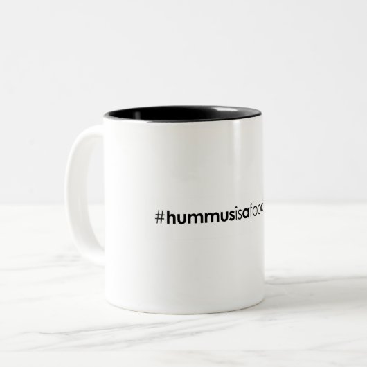 Mok voor Hummus Lovers! (Voorkant links)