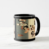 Mok voor Japanse kattenkattenkoffie (Voorkant rechts)