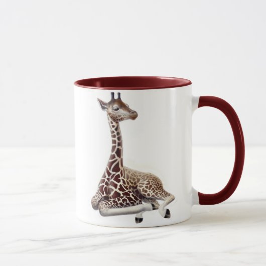 Mok voor jonge Giraffe Ringer (Rechts)