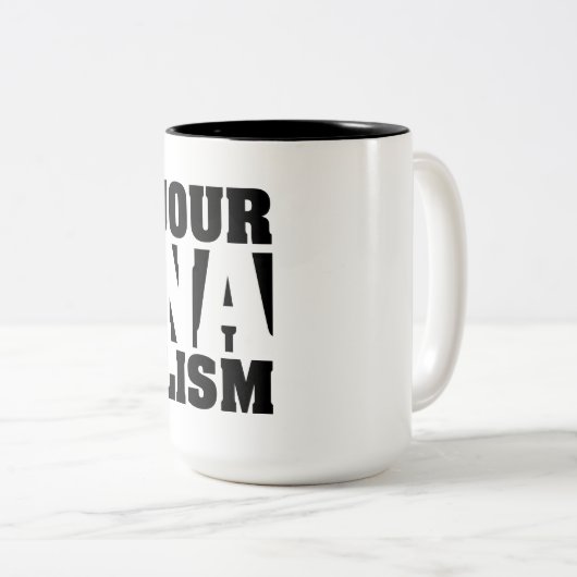 Mok voor journalistiek koffie (Voorkant rechts)