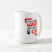 Mok voor katteneigenaren Ik doe wat ik wil, net al (Voorkant rechts)