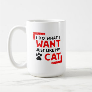Mok voor katteneigenaren Ik doe wat ik wil, net al