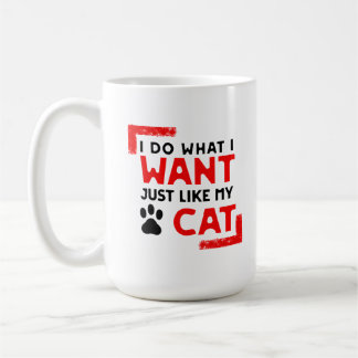 Mok voor katteneigenaren Ik doe wat ik wil, net al