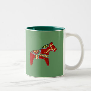 Mok voor kerstdala Horse