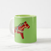 Mok voor kerstdala Horse (Voorkant links)
