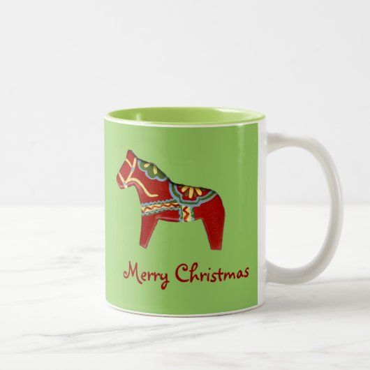 Mok voor kerstdala Horse (Rechts)