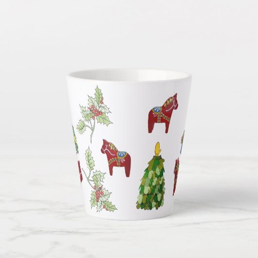 Mok voor kerstdala Horses (Voorkant)