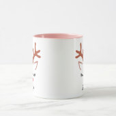 Mok voor kerstfeestdag met kerstavond (Midden)