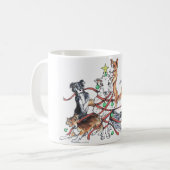 Mok voor kersthondenhonden (Voorkant links)