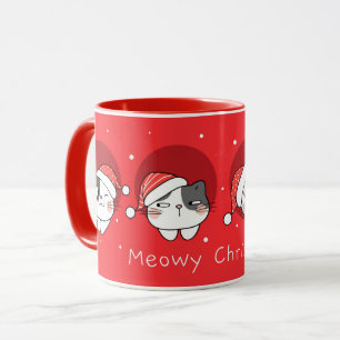 Mok voor kerstkatten
