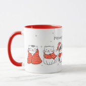 Mok voor kerstkatten (Links)