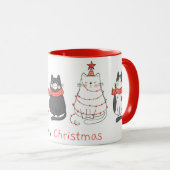 Mok voor kerstkatten (Voorkant rechts)