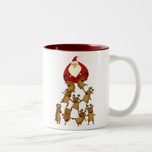 Mok voor kerstman en rendier (Rechts)