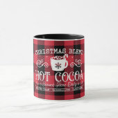 Mok voor kerstmengeling Hot-cacao Red Buffalo Chec (Midden)