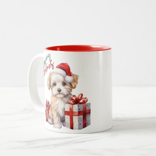 Mok voor kerstmis (Voorkant links)