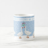 Mok voor kerstmis bij de ganzen Snow Mistletoe Mer (Center)