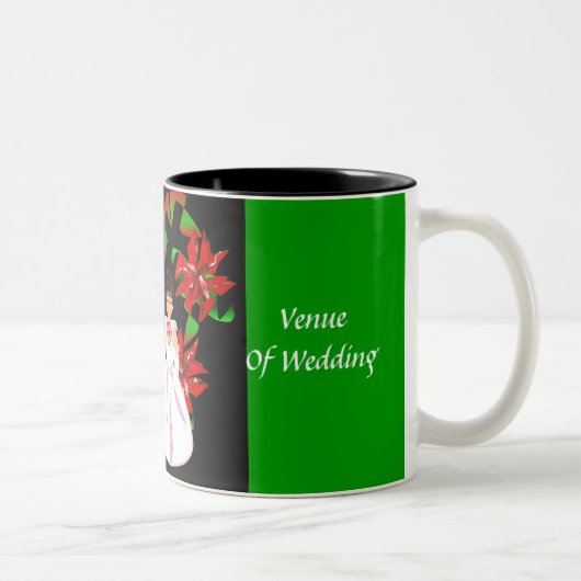 Mok voor kerstmis/december Green Wedding Shower (Rechts)