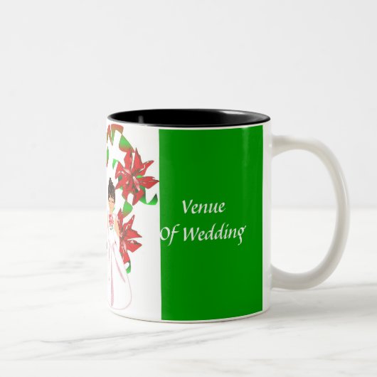 Mok voor kerstmis/december Green Wedding Shower (Rechts)