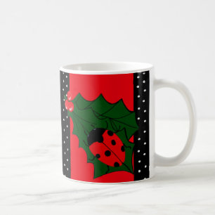 Mok voor kerstmis met luihoes
