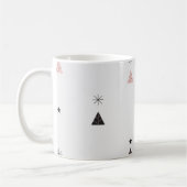 Mok voor kerstmis met modern design (Links)